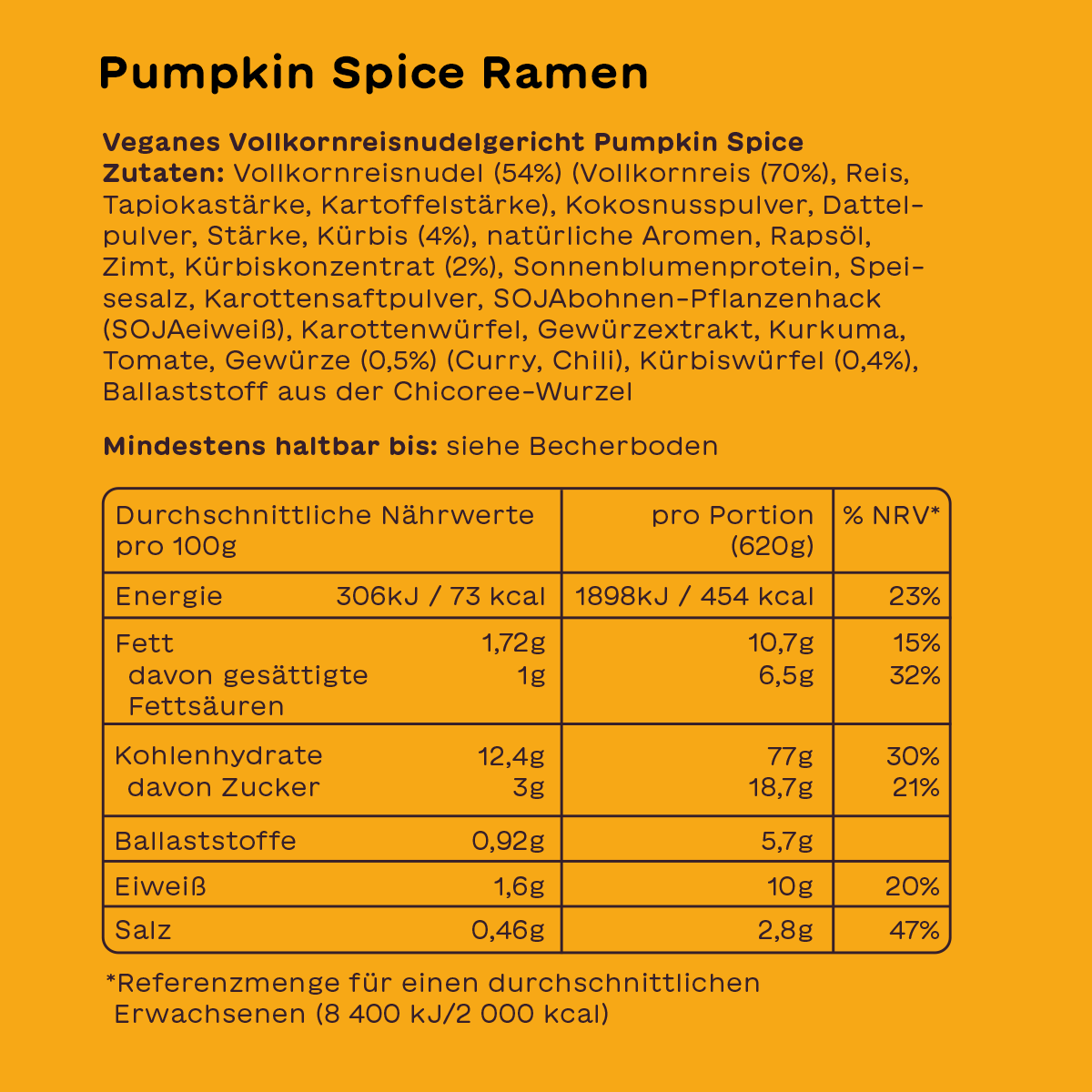 Pumpkin Spice Ramen